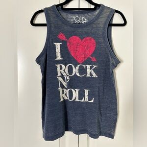 Chaser, l love rock n’ roll tank, size S